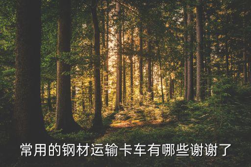 拉木頭專用車有哪些...